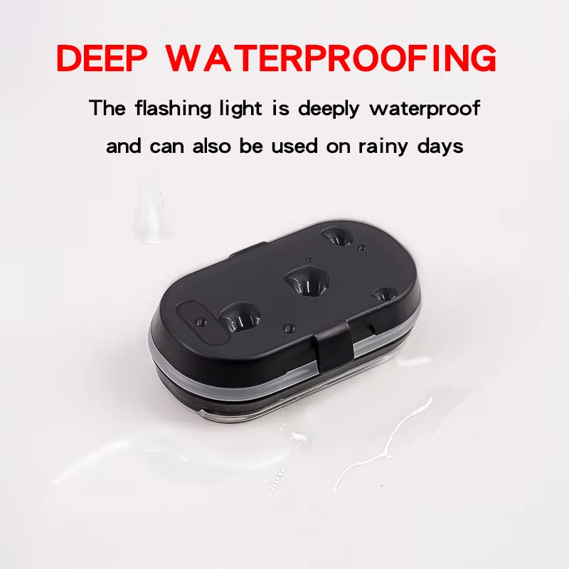 2/4/6Pcs Wireless Remote Control LED Strobe Light for Car Auto Motorcycle Bike Drone Scooter Anti-Collision Warning Lamp Flash