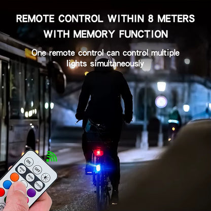 2/4/6Pcs Wireless Remote Control LED Strobe Light for Car Auto Motorcycle Bike Drone Scooter Anti-Collision Warning Lamp Flash